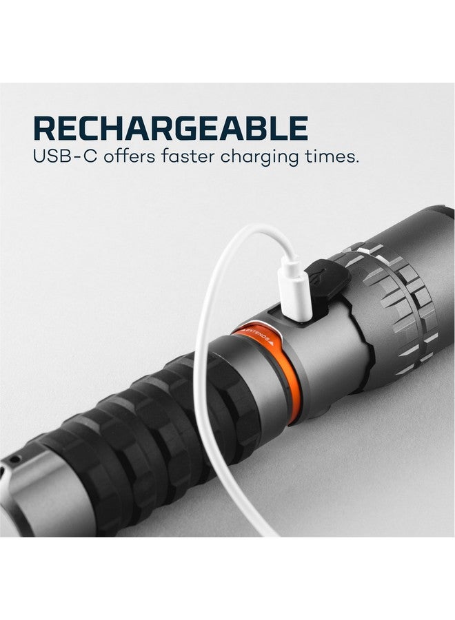 نيبو سلايد كينج كشاف قابل لإعادة الشحن عبر منفذ يو اس بي النوع سي بدقة 2 K فضي وأسود 1.375 x 1.375 x 7.5 ملم NEB-WLT-1003-G - Image 4